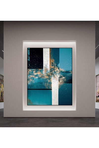 URANOS 180x140 cm NOWOCZESNY OBRAZ NAMALOWANY NA PŁÓTNIE